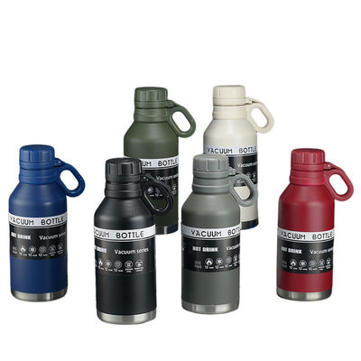 40oz Stainless Steel Insulated Camping Water Bottle with Handle Keep Your Drinks Fresh