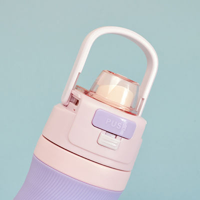 All Applicable People Straight Cup 580ML Gym Vacuum Insulated Thermoses with Straw