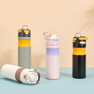 All Applicable People Straight Cup 580ML Gym Vacuum Insulated Thermoses with Straw