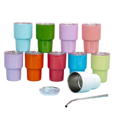 Party Commemoration Essential 2oz Blank Sublimation Miniature Tumbler Stainless Steel