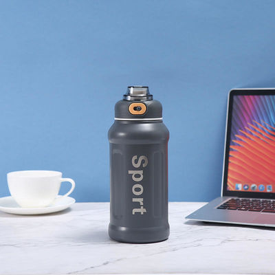 Outdoor Travel 850ML Stainless Steel Insulating Cup with Straw and Large Capacity