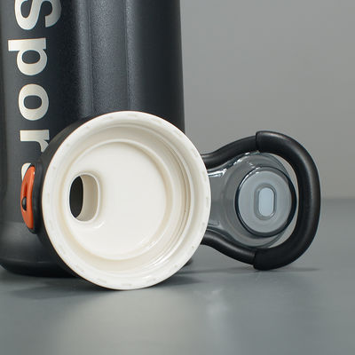 850ml Sports Design Vacuum Insulated Stainless Steel Thermal Mug with Handle and Straw