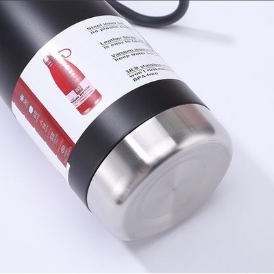 650ML/850ML Capacity Stainless Steel Vacuum Insulated Bottle Ideal for Outdoor Sports