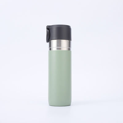 500ml Metal Sport Bottle Straight Cup Vacuum Insulated Thermos Bottle with Tea Infuser