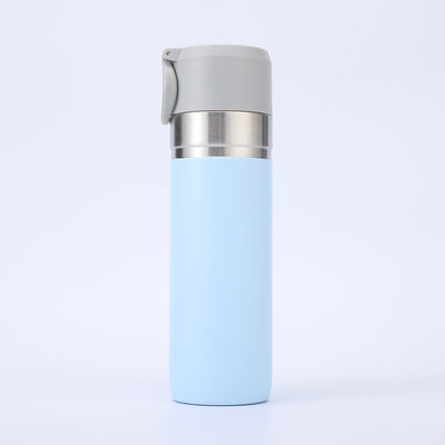Metal Sport Bottle 500ml Stainless Steel Vacuum Flask for Double Wall Insulated Travel