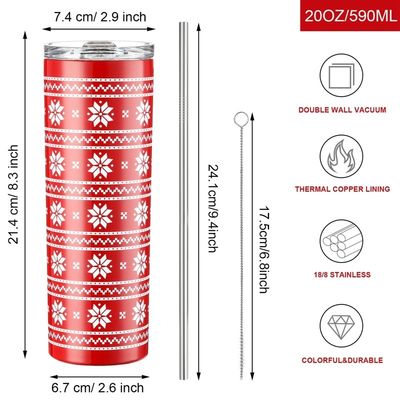 20oz Sublimation Tumblers Occasion Giveaways Custom Logo Bulk Christmas Coffee Mug