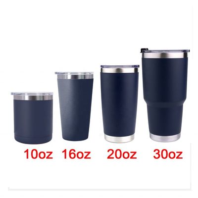 30oz Stainless Steel Vacuum Insulated Coffee Mugs Double Wall Tumbler Cups with Lids