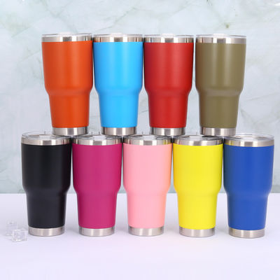 30oz Stainless Steel Travel Tumbler With Straws And Lids Vacuum Straight Cup For Your