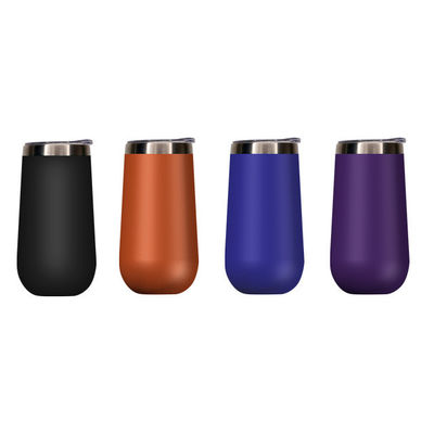 Vacuum Flasks Thermoses 10oz Champagne Tumbler with Customized Logo Printing