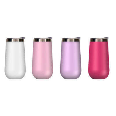 Kids 10oz 6oz Egg Shape Wine Cup Vacuum Insulated Stainless Steel Sublimation Tumbler