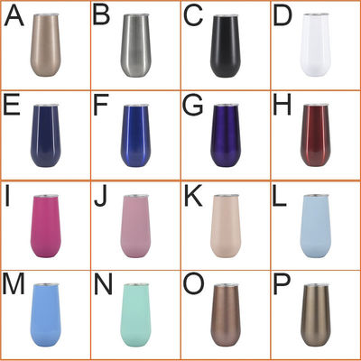 Stocked 6oz Stemless Champagne Flutes Tumbler 10oz Kids Sublimation Coffee Mug Vacuum Insulated Cups