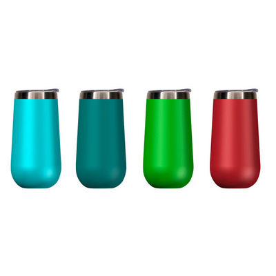 Outdoor Travel 10oz Stainless Steel Wine Tumbler Double Wall Vacuum Insulated Cup