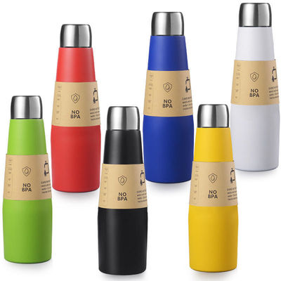 18 OZ Stainless Steel Cola Shaped Water Bottle Thermal Flask Sports Design Style
