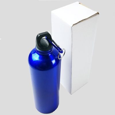 Mountain Bike Water Bottle with Carabiner and Boiling Water Applicable in Aluminum Alloy