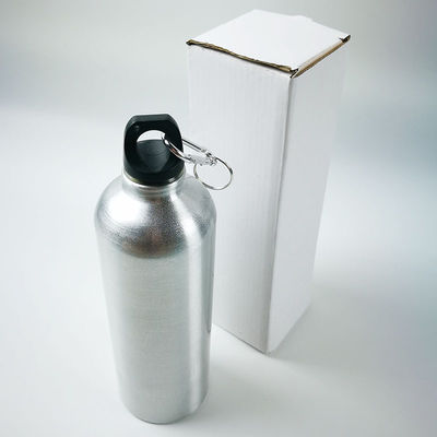 Mountain Bike Water Bottle with Carabiner and Boiling Water Applicable in Aluminum Alloy