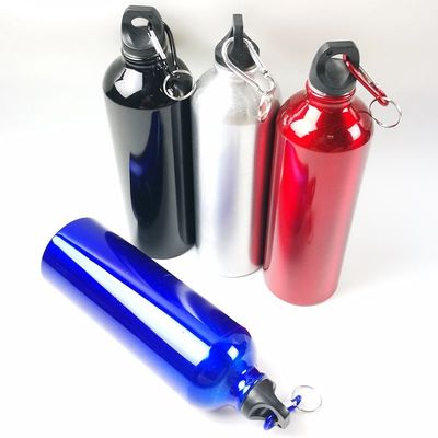 Mountain Bike Water Bottle with Carabiner and Boiling Water Applicable in Aluminum Alloy