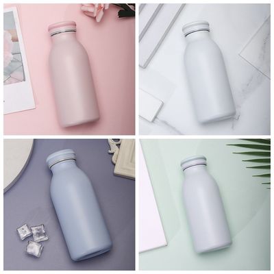 Stainless Steel Water Bottle with Soft Rubber Paint 350ml/600ml Double Wall Insulated